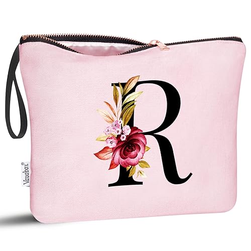 Vista 195 de Vavabox A-Z - Bolsa de maquillaje personalizada, regalos de cumpleaños para mujeres y madres, regalos para mejores amigas, bolsa de cosméticos
