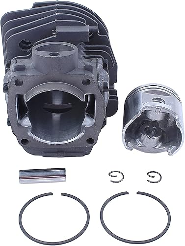 Miniatura 5 de Kit de filtro de aire de silenciador de escape de pistón de cilindro de 1.772 in para Husqvarna 353 346XP 340 345 350 340e Reemplazar 537253002