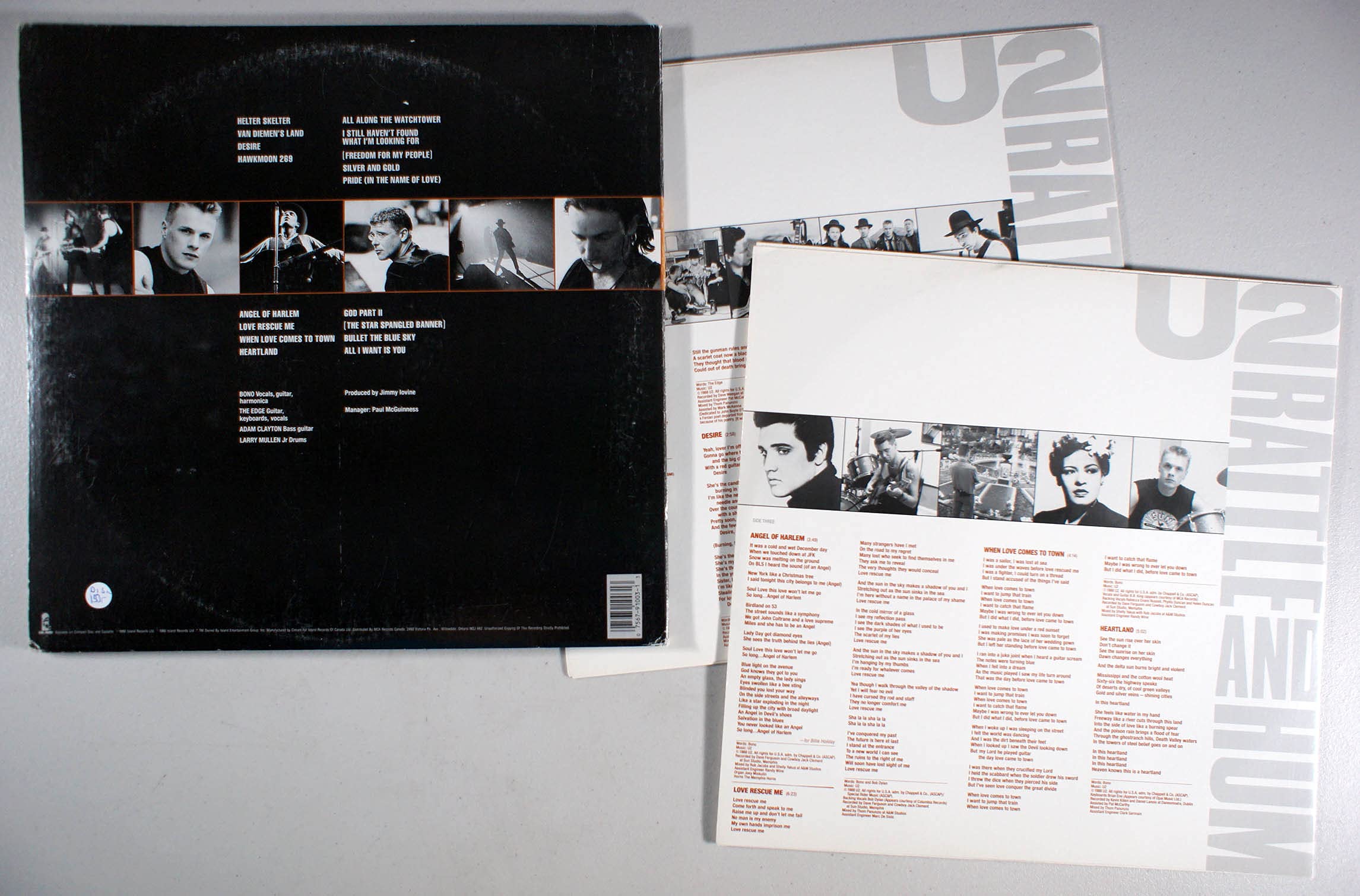 U2 - Rattle And Hum - 1988 Island Stereo