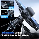 [2026 NEW] Car Phone Holder for Vertical/Horizontal Vent【Upgraded Metal Hook Clip】【Wider Clamp&Fit Thicker Case】Universal Cellphone Stand Car Mount Cradle for iPhone 17 Pro Max 16 15 14 13 Air Android