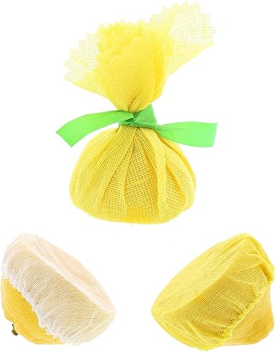 Miniatura 4 de Royal Envolturas planas de limón amarillo con cintas verdes, paquete de 1000