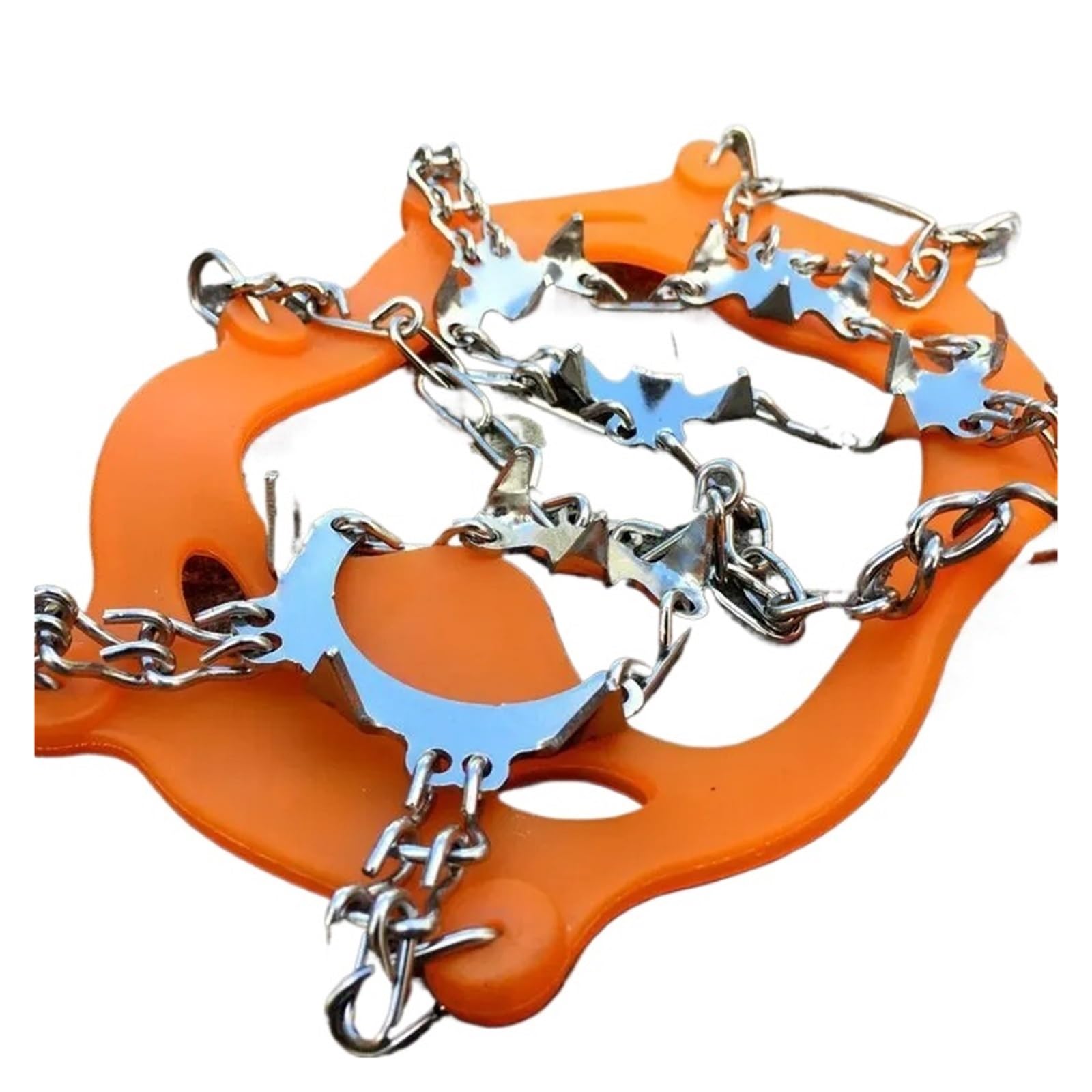 Crampons 18 Teeth Ice Gripper Spike for Shoes Anti-Slip Anti-Skid Non-Slip Shoe Covers Snow Crampons Cleats Grips Climbing Boots pour randonnée hivernale