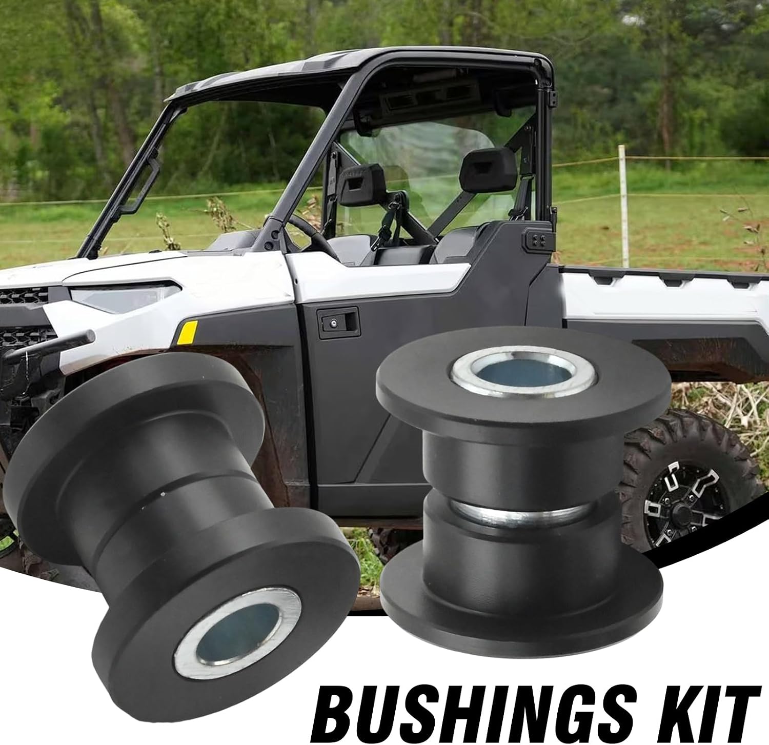 UOIENRT 7042078 Front Shock Bushing Sleeve Kits, Replacement for Polaris Brutus 2013-2018 Ranger 1000 All Edition 2017, Replaces 7042333
