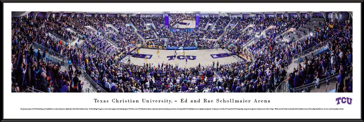 TCU Basketball - College Posters, Framed Pictures and Wall Decor by Blakeway Panoramas