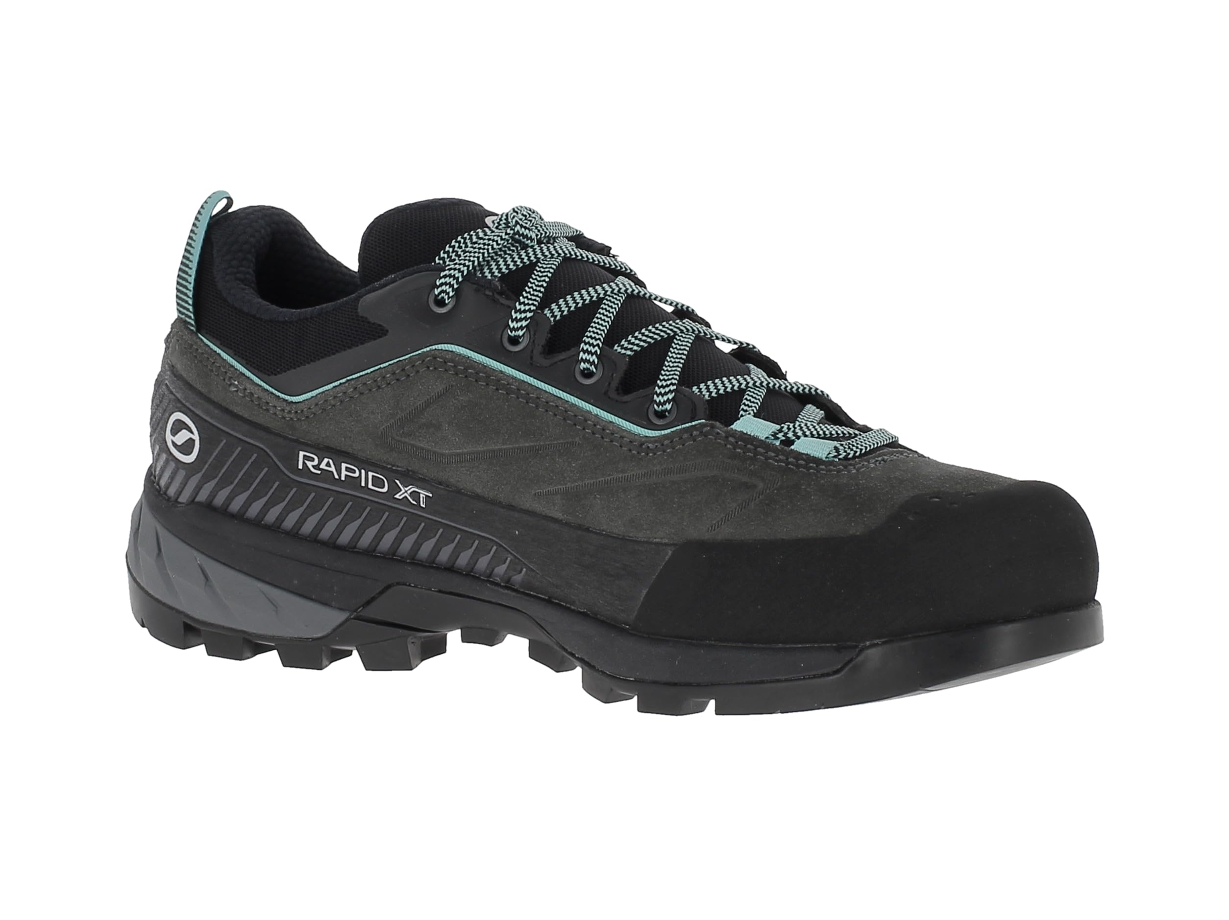 Scarpa Rapid XT GTX WMN wodoszczelne buty wspinaczkowe damskie z zamszowym materiałem wierzchnim i przyczepną podeszwą Vibram | buty trekkingowe