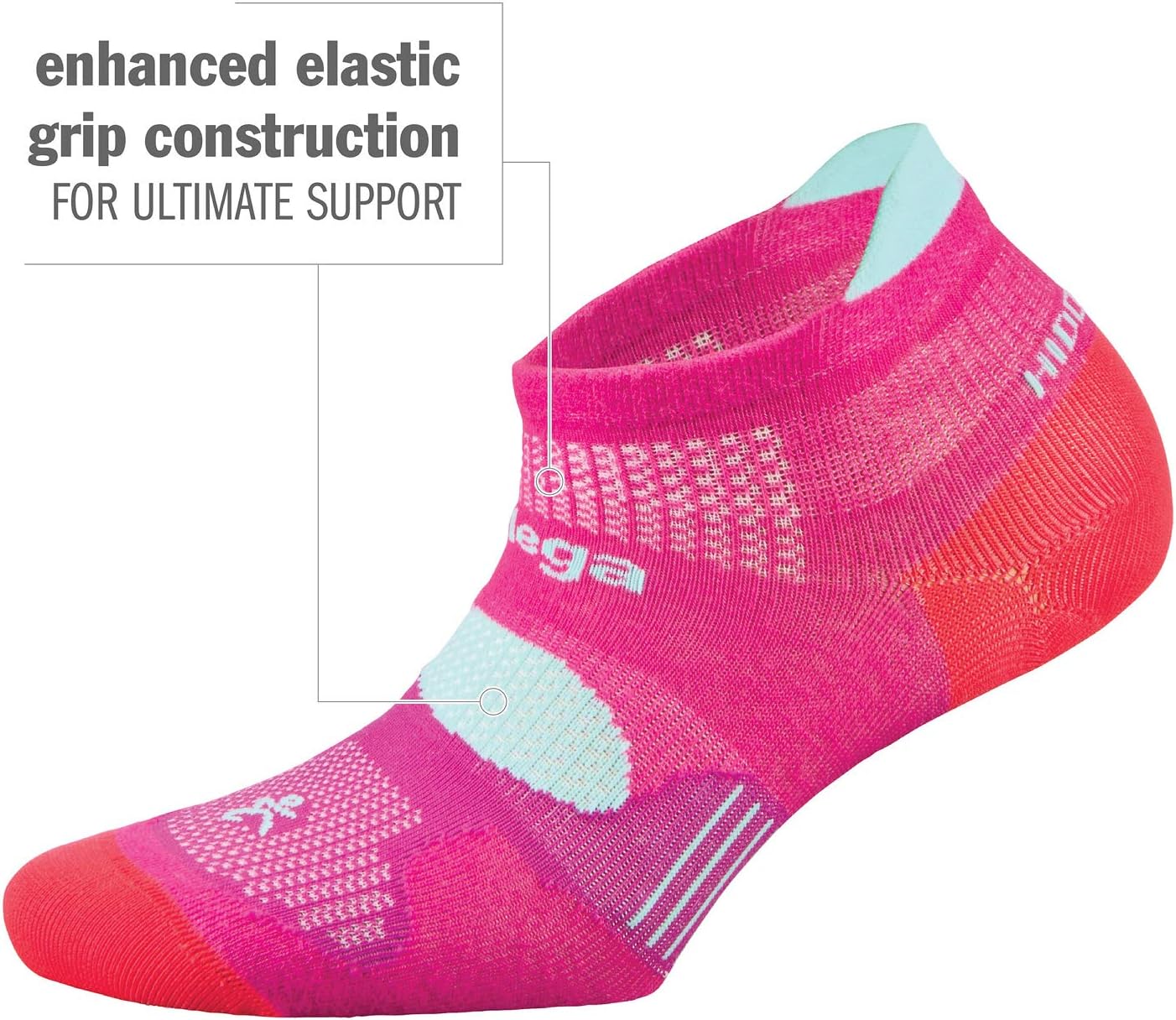 Balega womens Hidden Dry Moisture Wicking Performance No Show Athletic Running Socks (1 Pair)