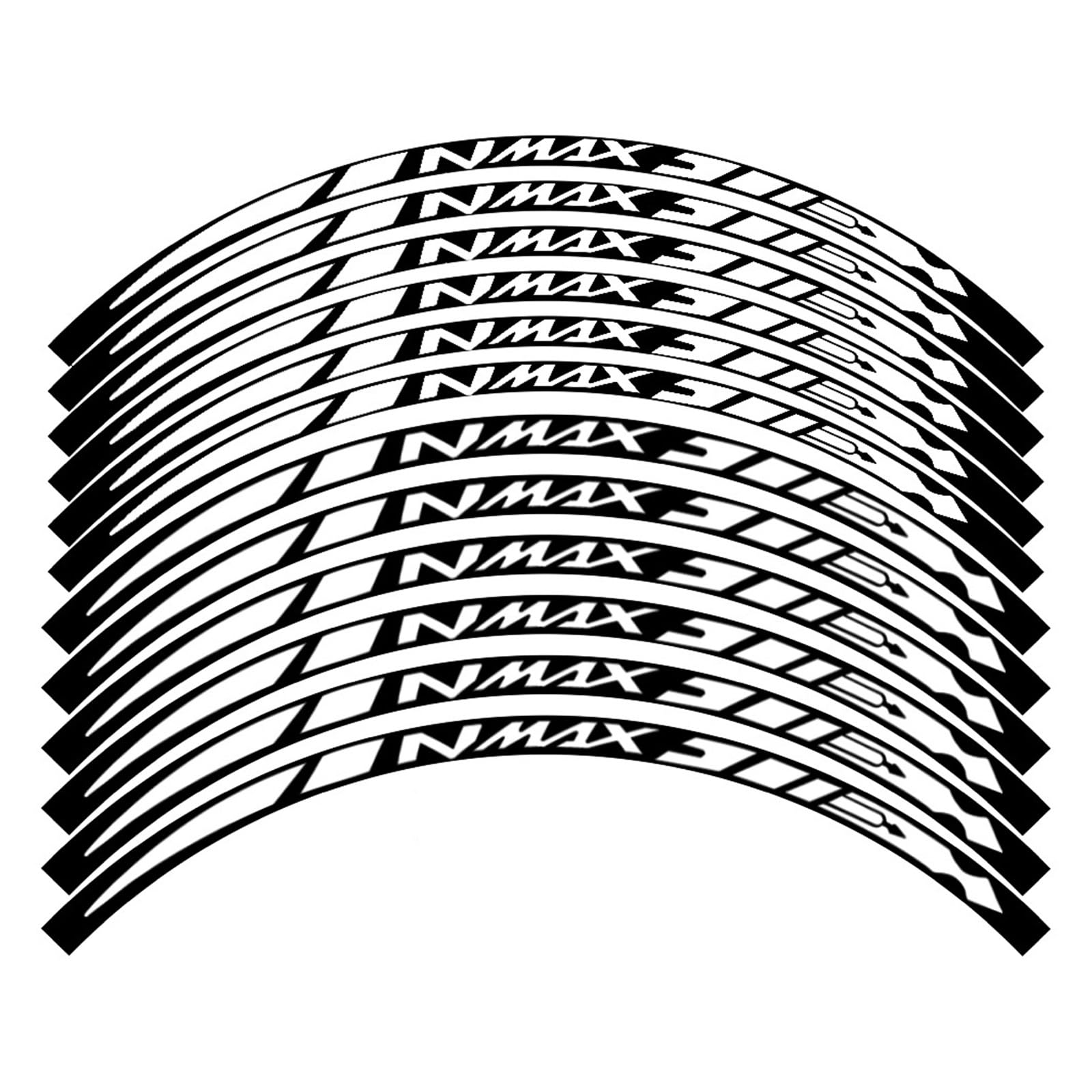 for for Nmax155 for Nmax160 for NMAX125 Motorcycle Decal Decorative Stripe(6)