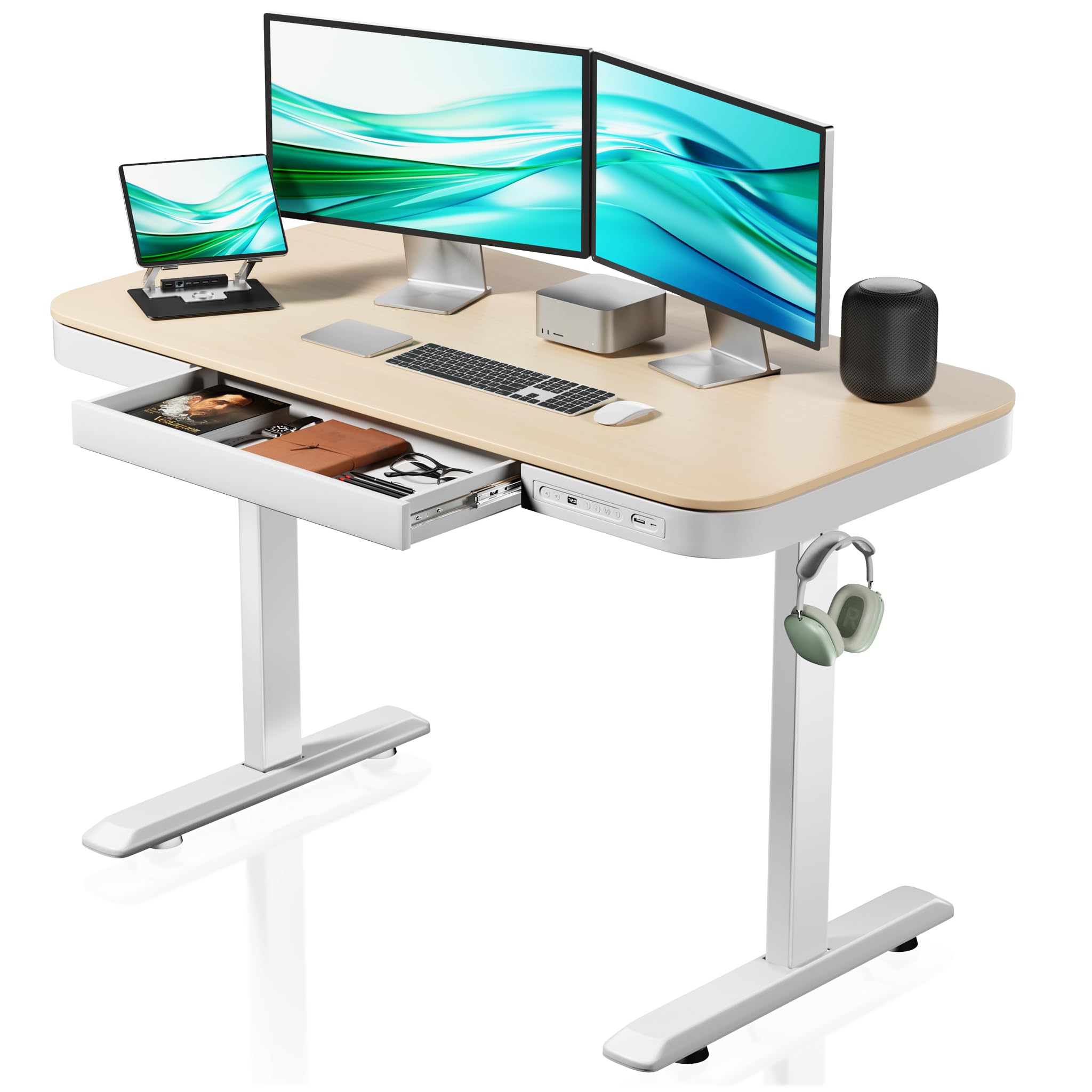 Bureau assis-debout anti-fatigue pour rester actif en travaillant