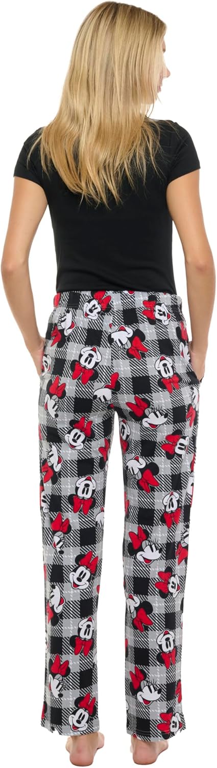 Disney Womens Lounge Pants Pajama Bottoms All Over Print Cotton - Image 4