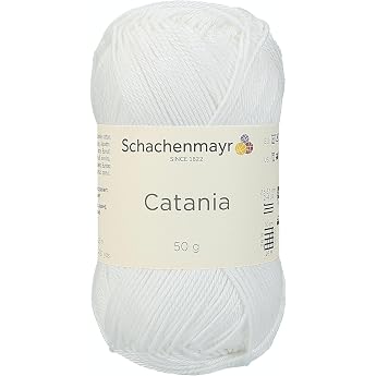 Schachenmayr Catania Hand Knitting Yarn 50 g White