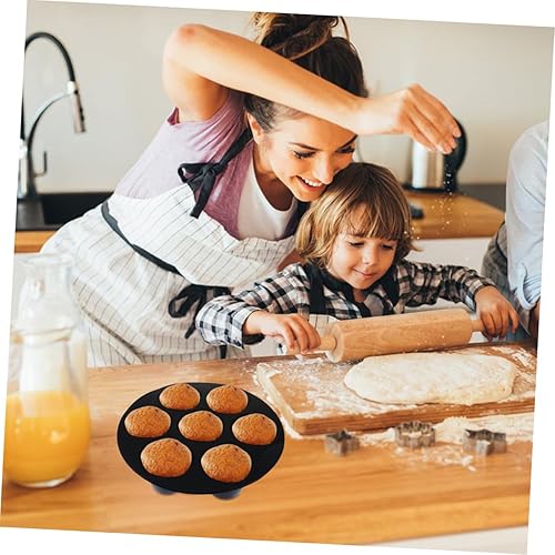 Miniatura 7 de Cabilock 4 Pcs Silicone Cake Cup Muffin Baking Mold Air Fryers Molde Para Pastel Silicone Bakeware Silicone Baking Cups Silicone Cake Pan Silicone