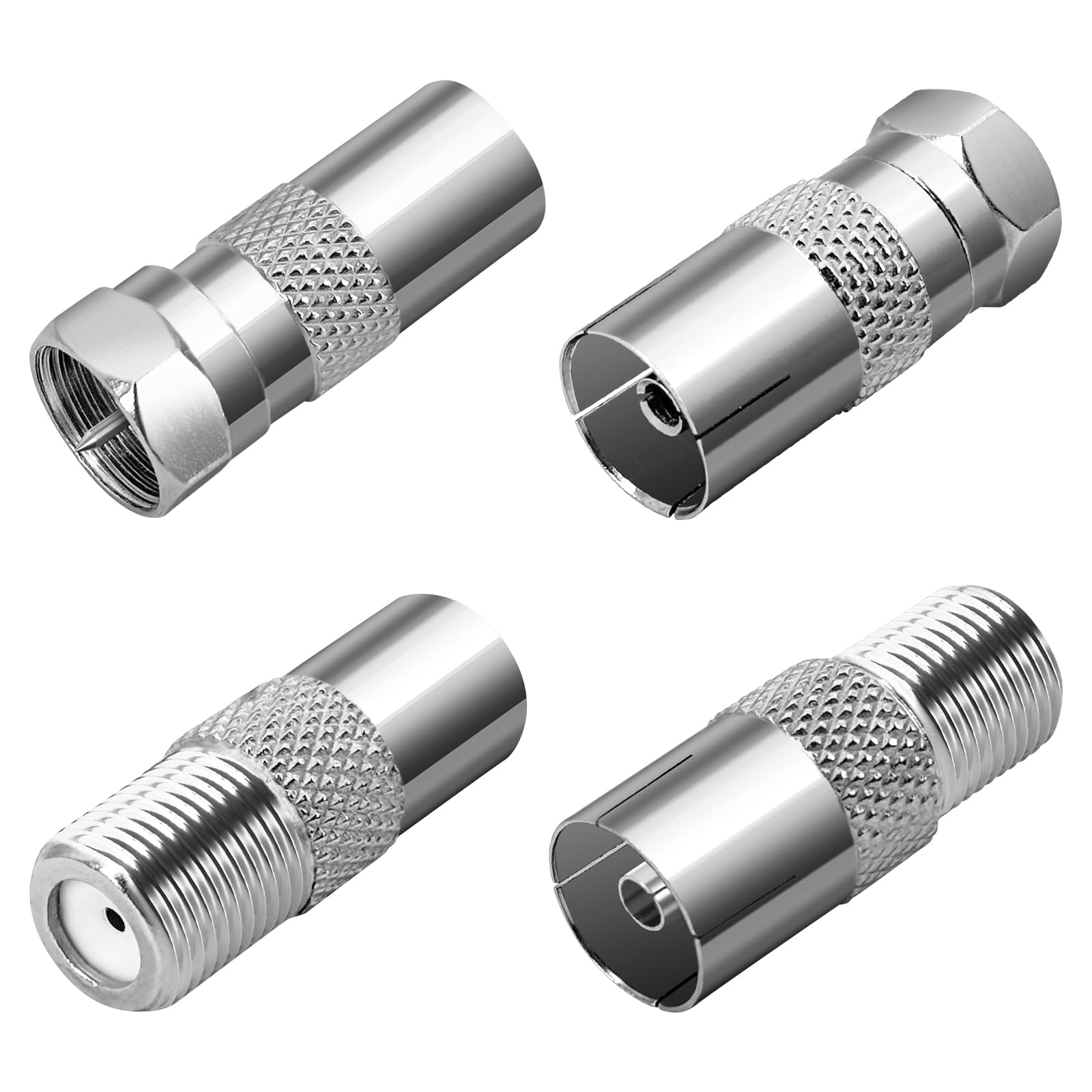 F wtyczka antenowa wtyczka satelitarna - 4 x kabel koncentryczny kabel satelitarny kabel antenowy adapter adapter antenowy wtyczka F kabel satelitarny kabel wtyczka wtyczka koncentryczna do telewizji