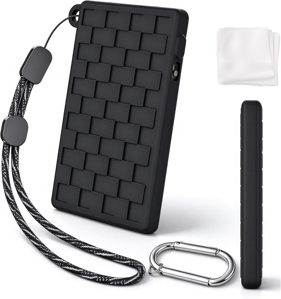 Ultra-Thin Silicone Case for Pocket AI Voice Recorder,Anti-Fall (Black) — 사진 1