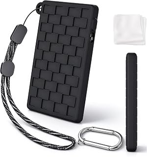 Ultra-Thin Silicone Case for Pocket AI Voice Recorder,Anti-Fall (Black)