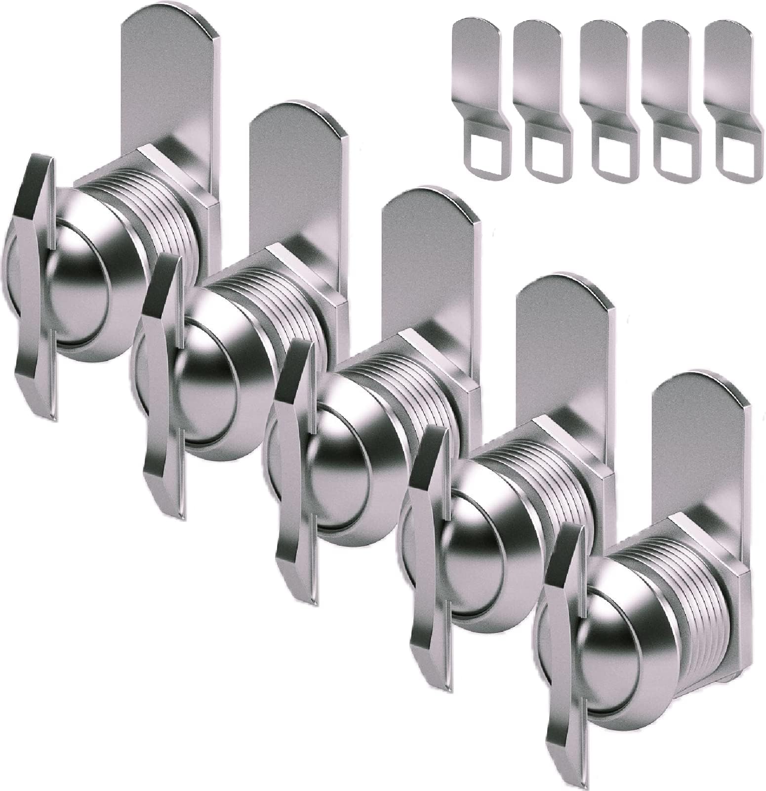 Jiozermi 2 Packs 1 1/8" Thumb Operated Offset Cam Lock, T