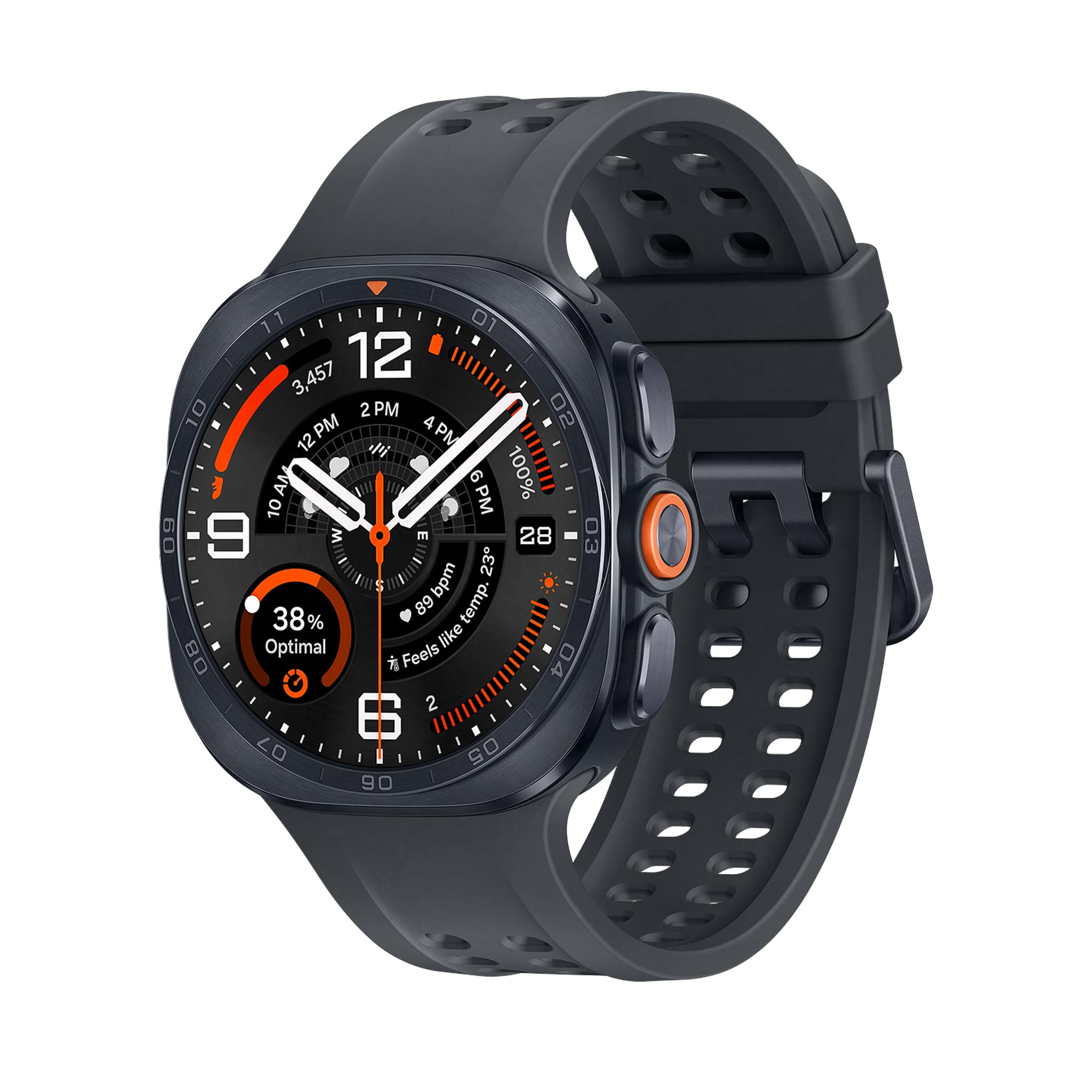 Samsung Galaxy Watch Ultra2, 47mm, Titanium Gray, LTE [Versione Italiana] | Design Resistente, 800mAh, IP69K, Luminosità 5000nit, Trail Run, Diving,10 ATM, SOS, Punteggio Energetico, Benessere Cardiaco