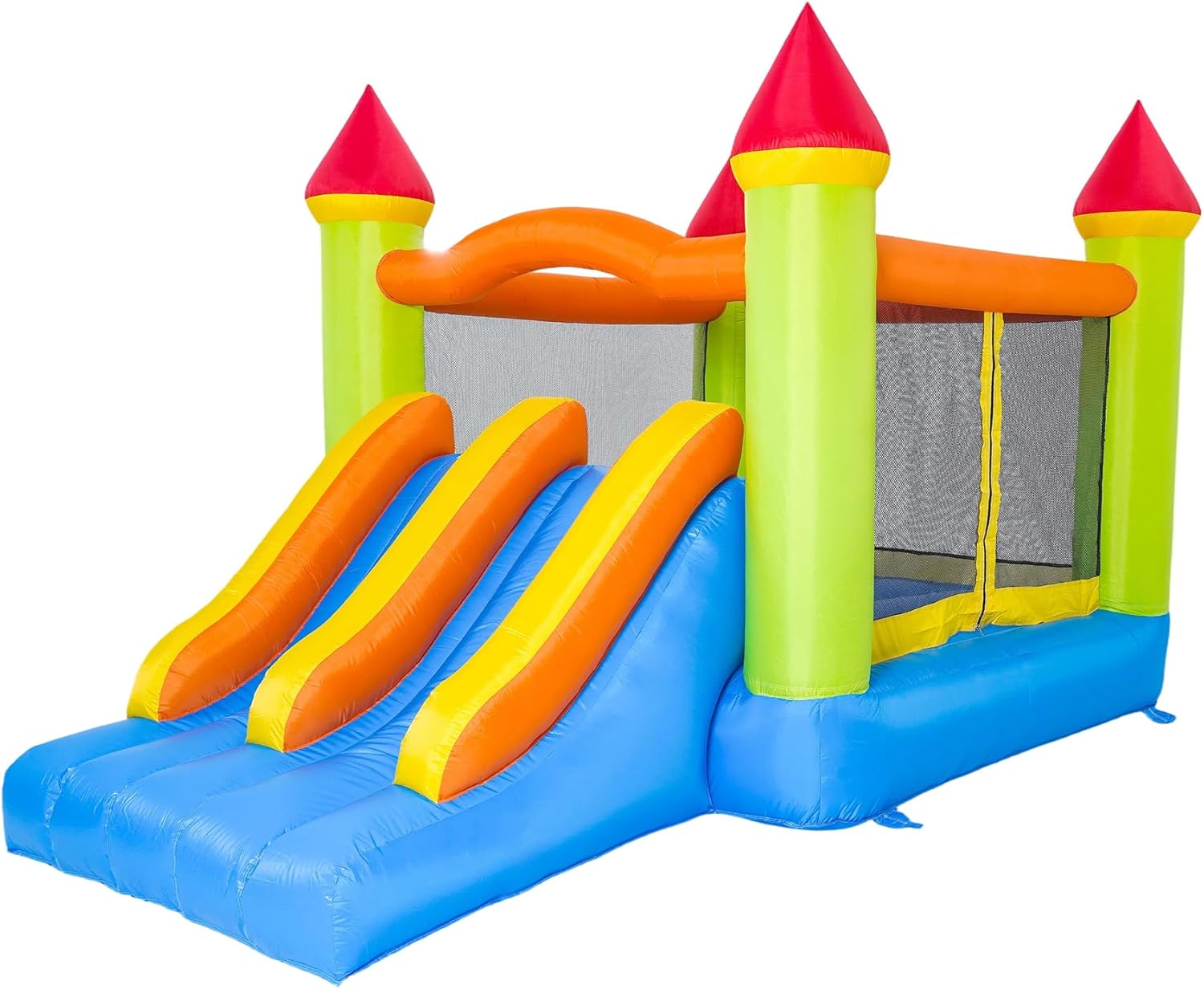 Bounce House, Inflatable Bouncy Castle for Kids 3-10, Bouncy House with Big Slide & Blower, 13ft Lx8.2ft Wx8ft H, Jump House Outdoor Indoor Use, Nice Choice for Backyard Party&Birthday Gift