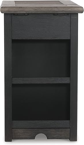 Miniatura 7 de Signature Design by Ashley Tyler Creek - Mesa auxiliar para silla Marrón negruzco,Encalar,Marrón medio,Marrón,https://www.amazon.com/dp/undefined