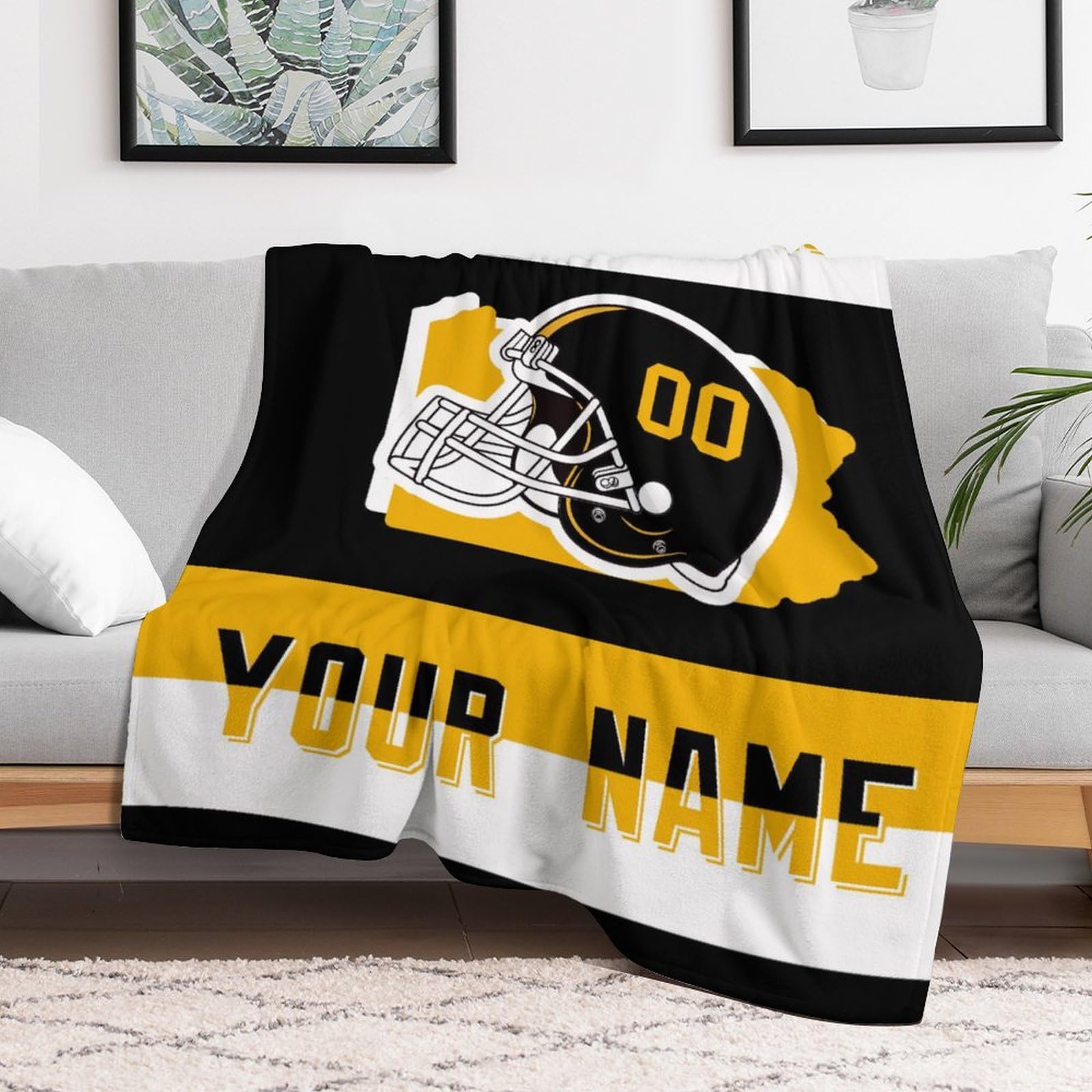 Northwest MLB Atlanta Braves Digitize 60”x80” Super Plush Rachel Blanket