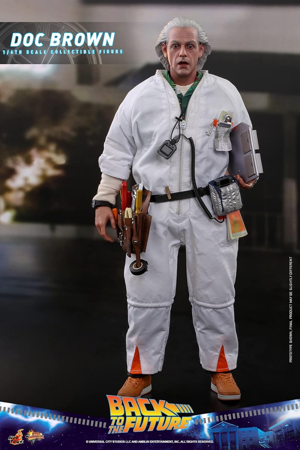 Hot Toys 1:6 Dr. Brown - Back to The Future, White