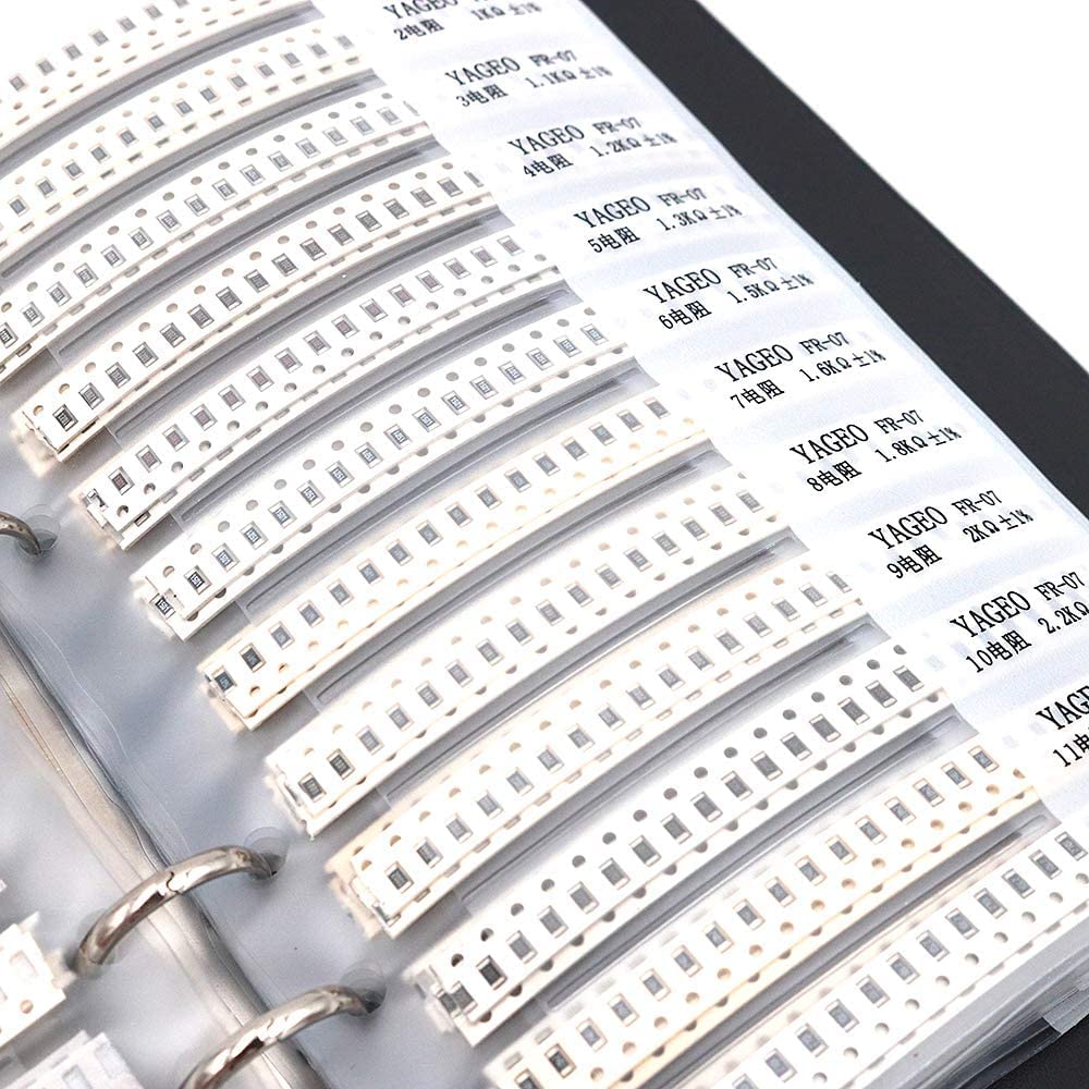 Kit Resistenze SMD 1206 - 8500 Pezzi, 170 Valori (0 Ohm-10M Ohm), 1% Di Tolleranza
