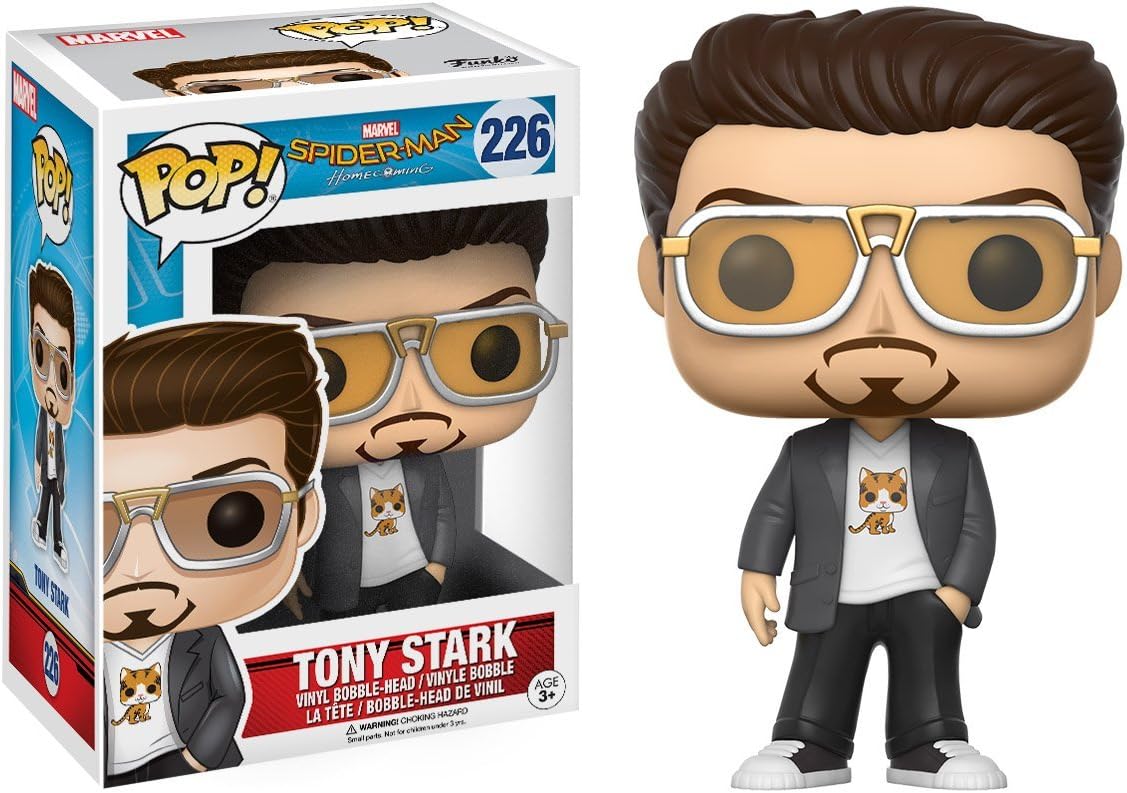 Funko POP Marvel Spider-Man Homecoming Tony Stark Action Figure