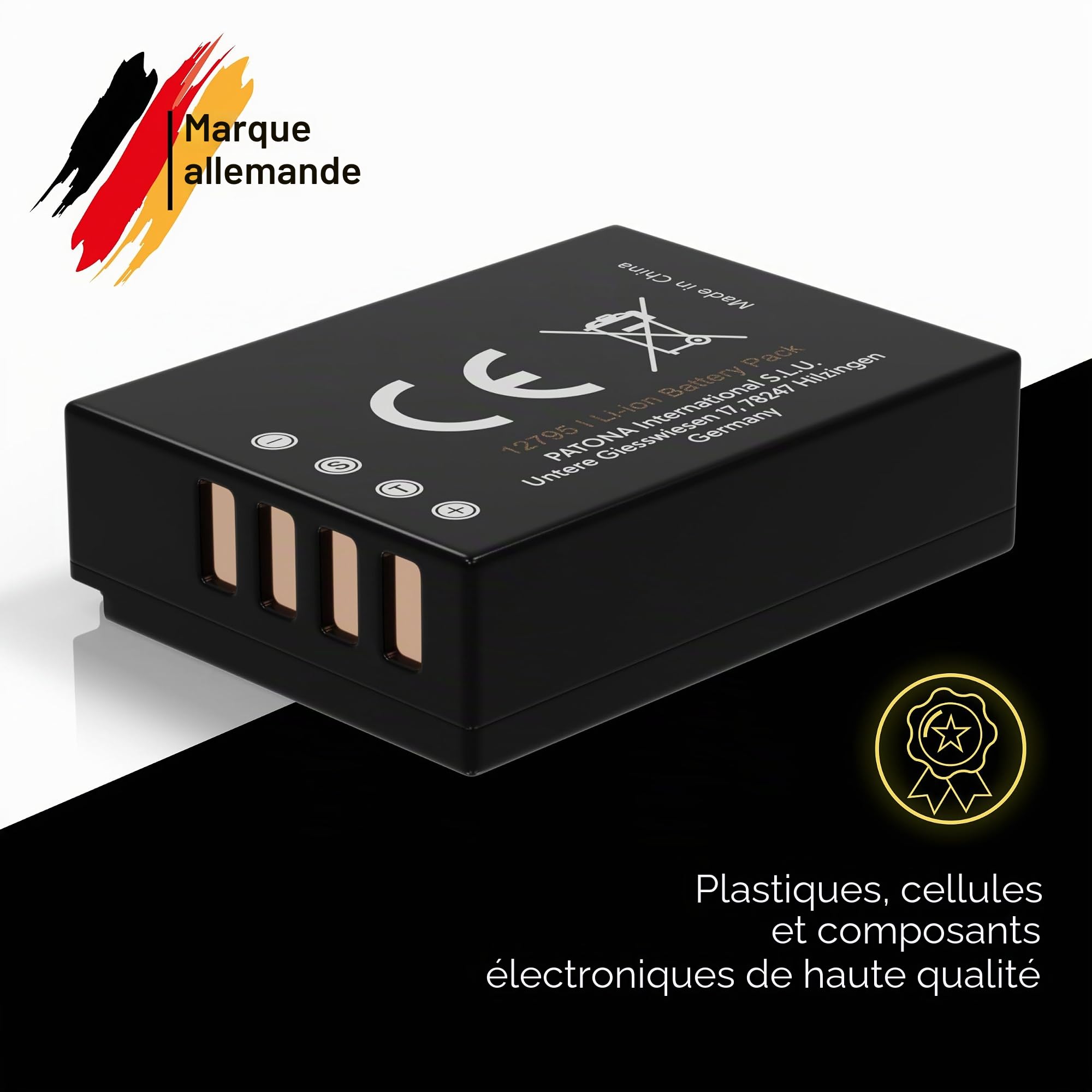 PATONA Kit Dual LCD Chargeur USB-C & Batterie 2X NP-W126S Protect 1210mAh | Compatible avec Fujifilm FinePix X-M5 X-M1 X100F X100V XT3 XA3 XA5, NTC-Sensor & étui protecteur