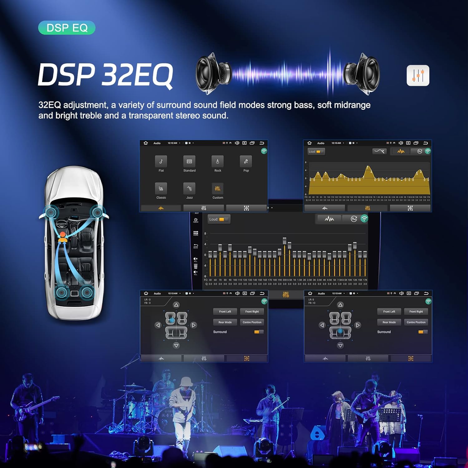 Android Car Stereo for Subaru Forester WRX Impreza 2008-2012 2G+32G Octa Core Wireless CarPlay Android Auto Mirror Link Bluetooth 9” HD IPS Touchscreen GPS FM AM Radio DSP WiFi + Backup Camera Mic