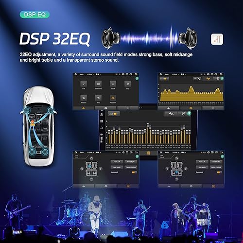 Miniatura 7 de Radio estéreo de coche Android para Subaru Forester WRX 2008-2012 inalámbrico CarPlay Android Auto Mirror Link Bluetooth 9 pulgadas HD Toucscreen