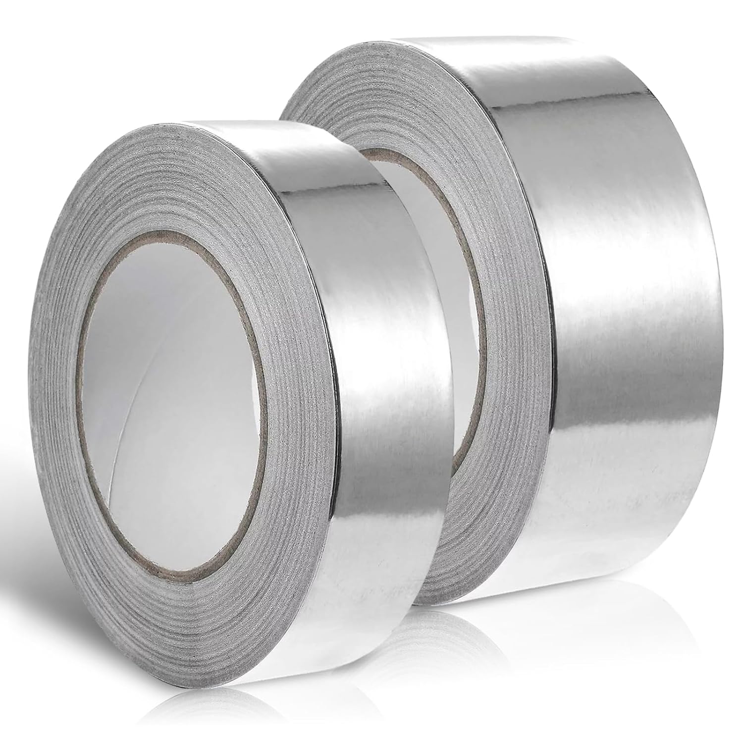 Thicker Aluminum Foil Tape 2-inch X 50Ft Heavy Duty High Temp Silver Tape For HVAC Duct Work, Dryer Vent Seal, Car Exhaust Repair, Stove Pipe Wrap - View #6