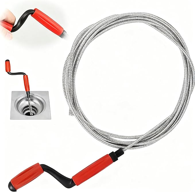Universal Pipe Cleaning Spiral: Robust Design for Stubborn Blockages