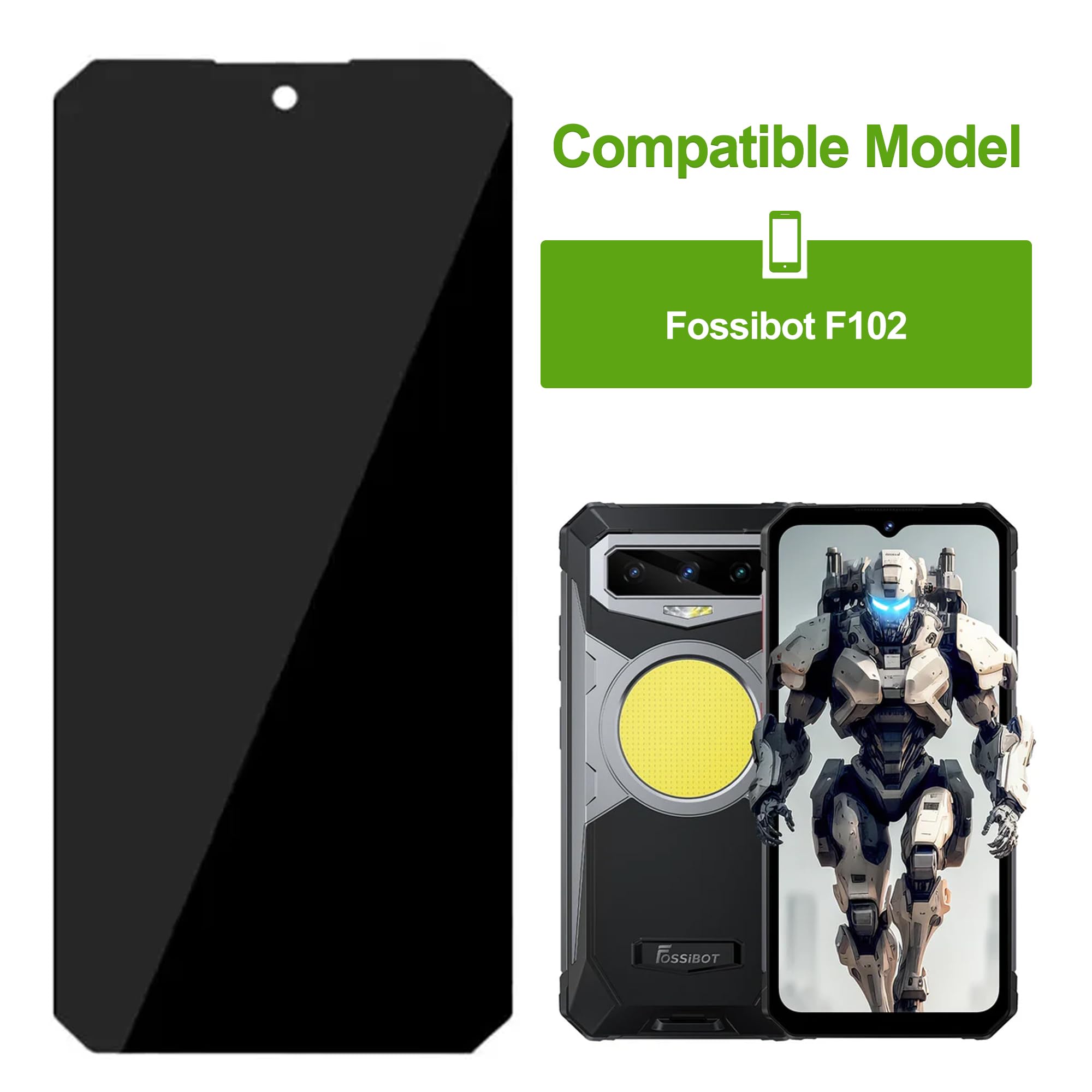 Écran Tactile LCD De Rechange Pour Fossibot F102 - Noir Sans Cadre - Avec Outils De Réparation - Compatibilité Vérifiée - 7
