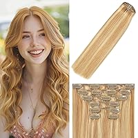 Vista 23 de WindTouch - Extensiones de cabello humano liso con pinzas, color negro azabache, 2.47 onzas, N.° 1, 12 pulgadas, 7