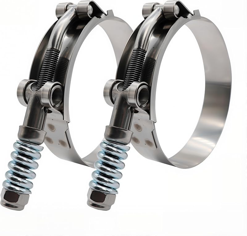 Abraçadeira T-Bolt com Mola ROADFORMER em Aço Inoxidável 81–89 mm – 2 unidades