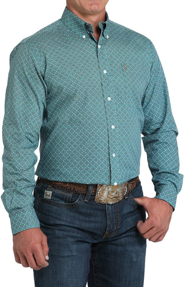 Cinch Men's Print Modern Fit Shirt