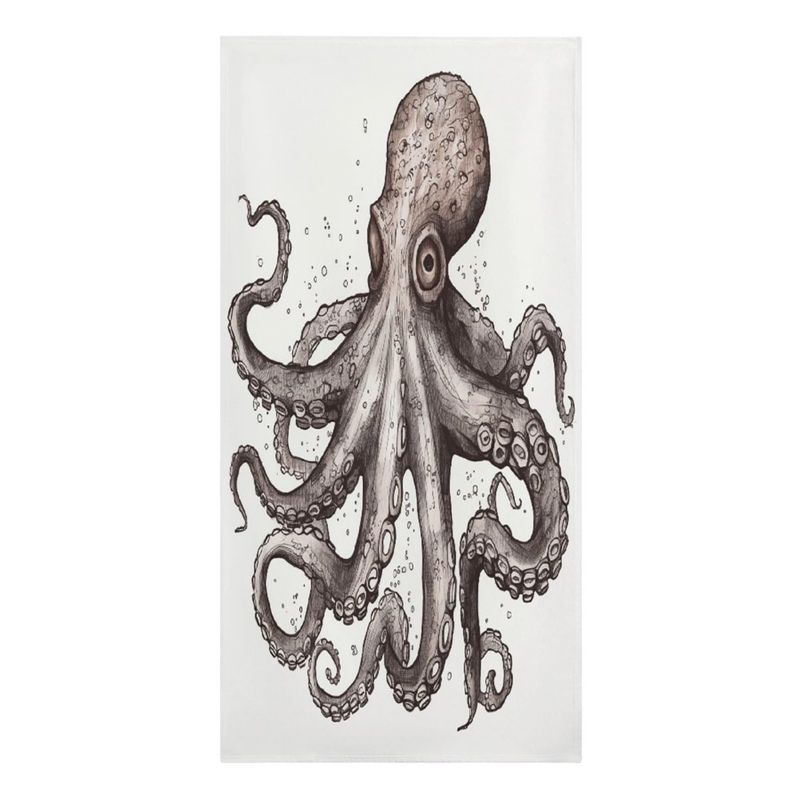 VstaDank Octopus Beach Towel Microfiber Oversized Beach Blanket Super Absorbent Soft Pool Bath Towel Sand Free Quick Dry Travel Towels Gifts for Yoga Sports Adults 30" X 61"