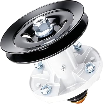 AM136733 AM143469 AM134292 AM137097 Spindle Assembly with UC26511 M151720 Pulley Fits 42 Inch Mower Deck John Deere X310 X300 X304 X310 Z225 Lawn Mower Tractors