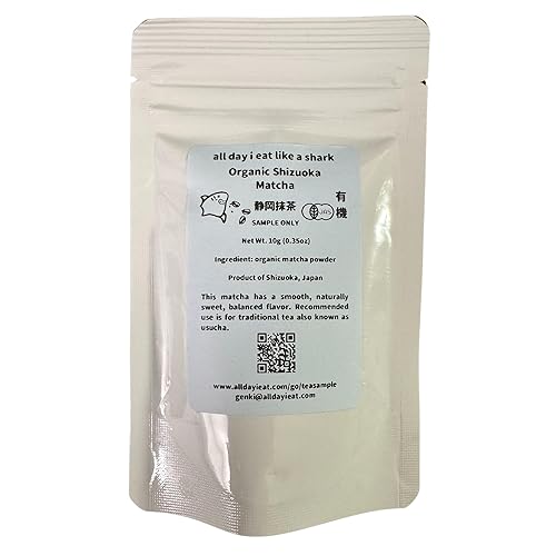 Miniatura 12 de Shizuoka's Finest Organic Ceremonial Matcha - Certificado JAS, grado ceremonial, auténtico origen japonés, polvo de matcha 100% puro, bolsa de 1.41