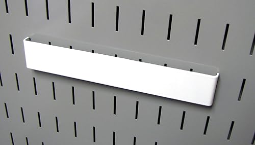 Vista 12 de Wall Control Soporte para herramientas de suspensión de accesorios de 8 pulgadas, tablero de clavijas y tablero de herramientas ranurado - rojo Rojo