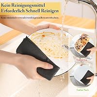 VEVOQIM 15 db vastagított mikroszálas tisztítókendő autóhoz, konyhához, üveghez 5