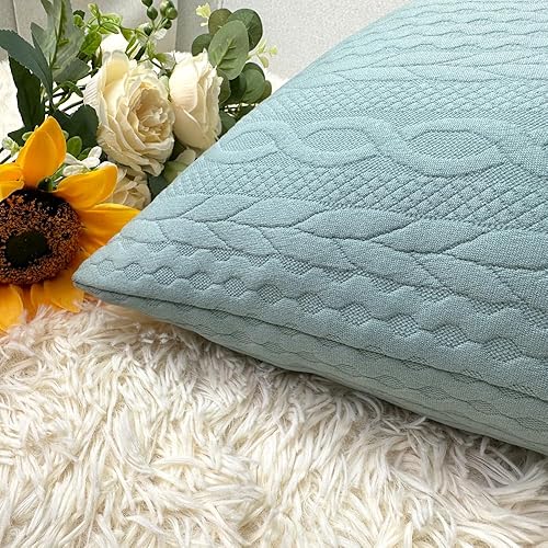 Miniatura 10 de Booque Valley - fundas de almohada, paquete de 2 fundas de almohada negras, elegantes y modernas, con dibujos en relieve, para el sofá, la cama y