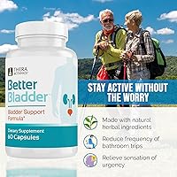 Vista 4 de Better Bladder Suplemento de control para mujeres y hombres – Suplemento de apoyo de la vejiga para ayudar a reducir fugas urinarias, frecuencia