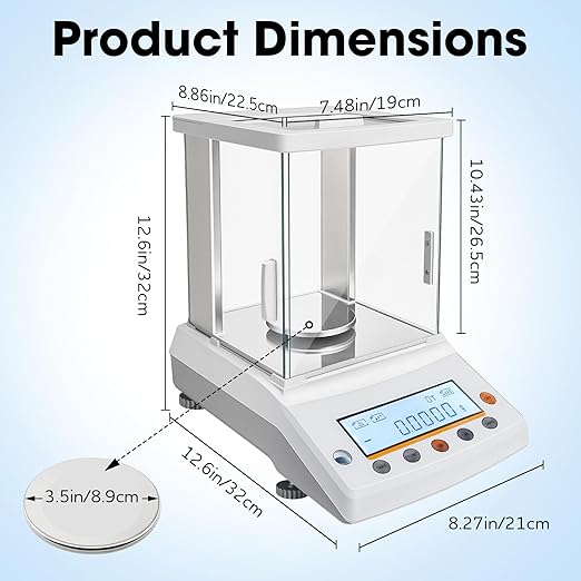 Balanza Analítica Digital 0.1mg 220g Precisión Laboratorio miniatura 2