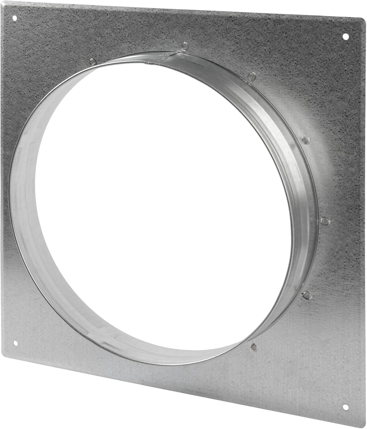 Repa Market 10 Inch Round Duct Flange – Galvanized Steel Vent Connector Plate – Wall or Ceiling Mount Adapter – For Dryer Hose & HVAC – Heavy Duty Air Return, Heating Cooling Exhaust Ventilation Cover
