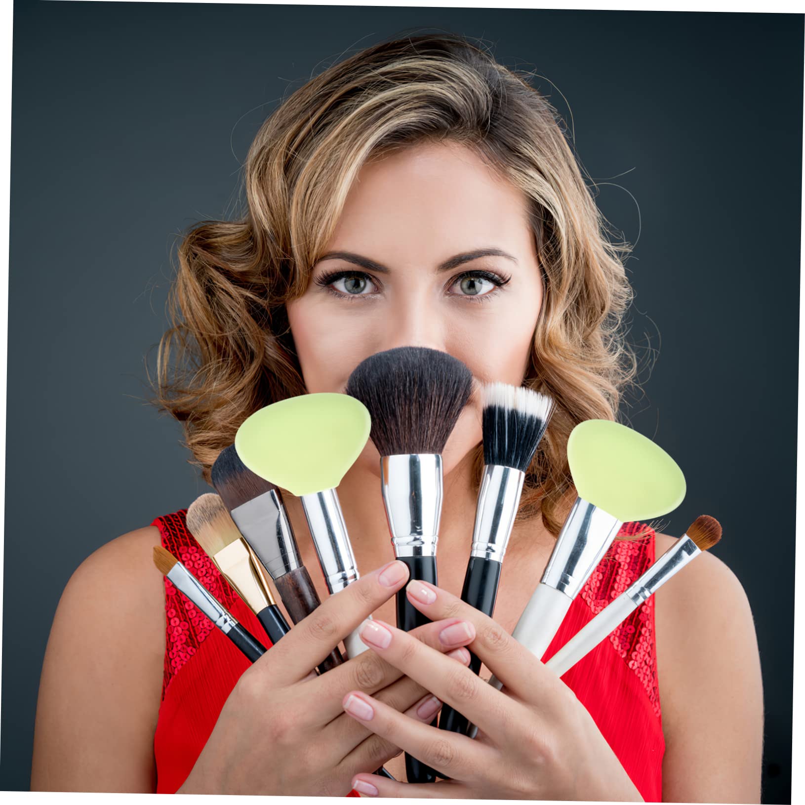 Healeved Makeup Brush Holder Lid Protective Cover for Travel Brush Case Organizer