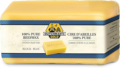 Miniatura 7 de Dutchman's Gold Bloque de cera de abeja amarilla canadiense (1 libra), cera de abeja natural de grado cosmético para hacer velas, jabón,