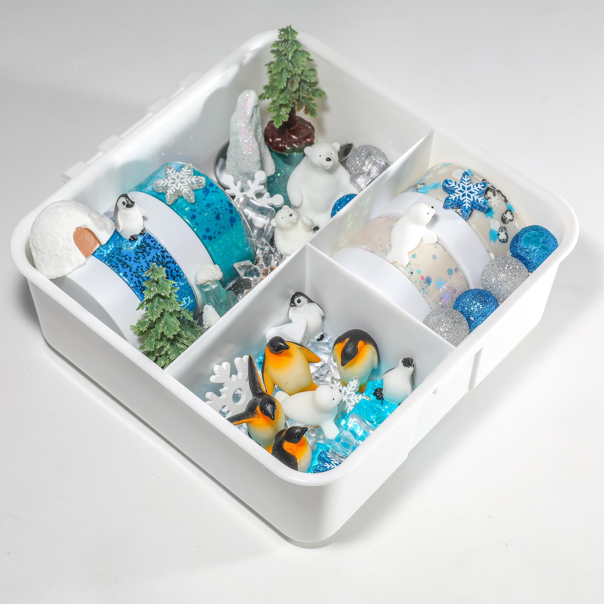 Kit de pâte à modeler d'hiver – Animaux arctiques et