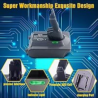 Vista 6 de TPDL for Dyson V7 Battery Adapter, for Dewalt 20V Battery Convert to for Dyson 21.6V V7 Handheld Vacuum Converter Absolute, Motorhead Pro, Trigger