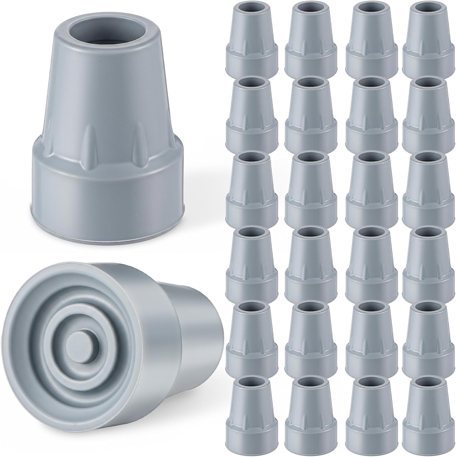 24 Pcs Crutch Tips, 7/8 Inch Crutch Feet...