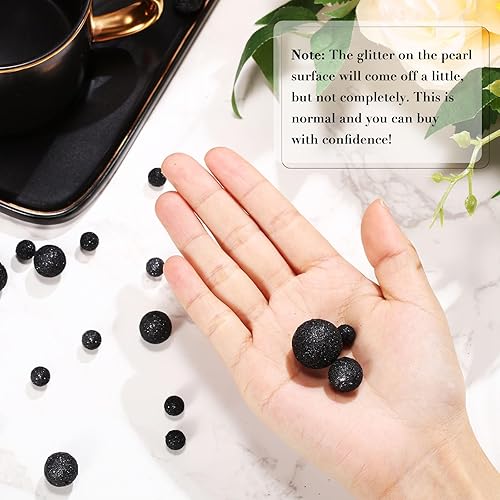 Miniatura 10 de 150 cuentas de maquillaje para florero, sin agujero, cuentas de perlas brillantes, tamaños mixtos, perlas redondas para florero, decoración de boda,